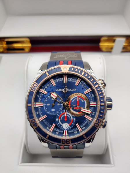 Ulysse Nardin Marine Diver Chronograph 44 mm 1505-151LE-3/93-HAMMER/BQ Limited Edition