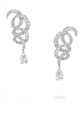 Серьги Graff Inspired by Twombly Diamond Drop Earrings RGE 1370