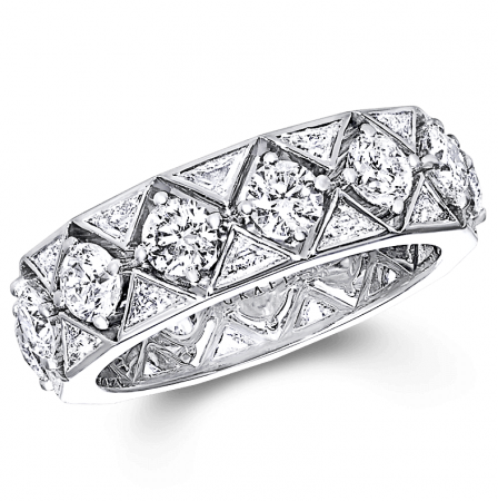 Кольцо Graff Snowfall Single Row Ring