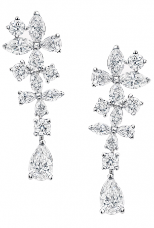 Серьги Graff Classic Butterfly Diamond Drop Earrings RGE 1614