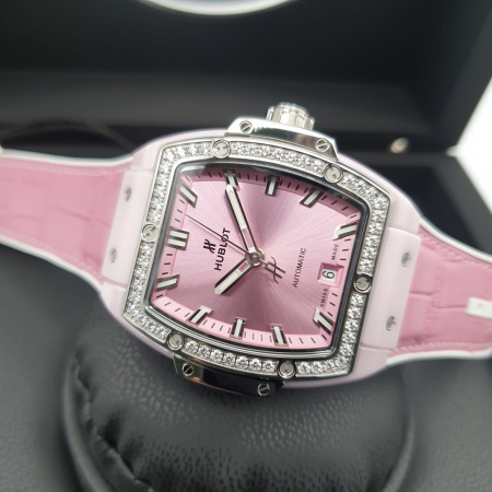 Hublot Spirit of Big Bang Pink Ceramic Titanium Diamonds 39 mm 665.RN.891P.LR.1204