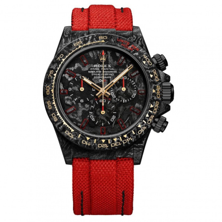 Rolex DiW Daytona Carbon Red Edition UP Unique Piece CUSTOM