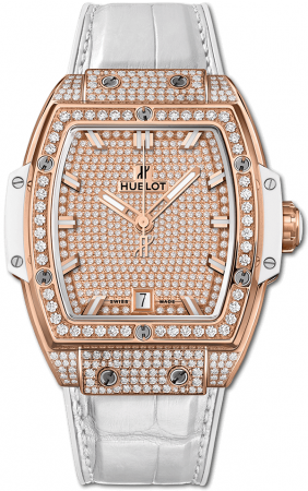Hublot Spirit of Big Bang King Gold White Full Pave 39 mm 665.OE.9010.LR.1604
